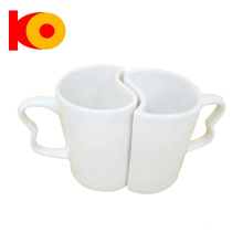 Luxe bon marché en gros tasse petit-déjeuner millier tasse de café couple couple de céramique personnalisée tasse en céramique